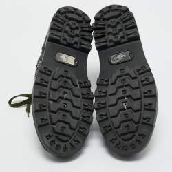 Pre Owned Valentino Multicolor Camouflage Canvas High Top Sneakers Size 41