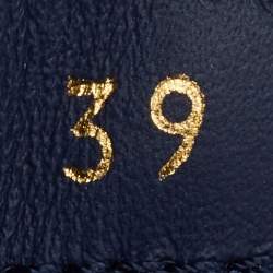 Pre Owned Valentino Multicolor Mesh and Leather VLTN Heroes Velcro Strap Sneakers Size 39