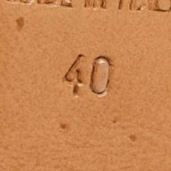 مملوكة مسبقًا Valentino Rockstud Size 40 Black Leather Pointed Toe Ankle Length Boots