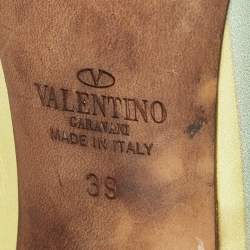 Pre Owned Valentino Rockstud Size 39 Multicolor Leather Pumps