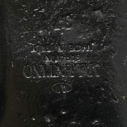 مملوكة مسبقًا حذاء فلات فالتنينو روكستد جلد كاحل أسود مقاس 37