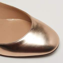 مملوكة مسبقًا Valentino Tango Size 36 Gold Leather Mary Jane Pumps