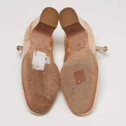 مملوكة مسبقًا Valentino Tango Size 36 Gold Leather Mary Jane Pumps