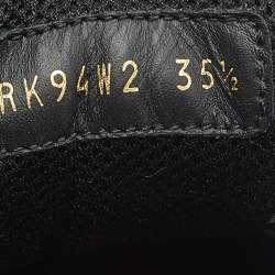 Pre Owned Valentino Bounce Size 35.5 Multicolor Leather and Suede Low Top Sneakers