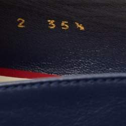 Pre Owned حذاء كعب عالي فالنتينو جلد متعدد الألوان شُرابات كتلة كعب مقاس 35.5