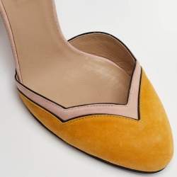 Pre Owned حذاء كعب عالي فالنتينو روكستد جلد أحمر داكن بحزام للكاحل مقاس 41