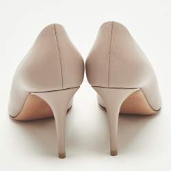 Pre Owned حذاء كعب عالي فالنتينو جلد وردي باهت مقاس 38