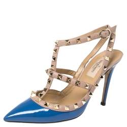 valentino rockstuds blue