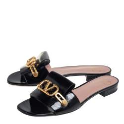 valentino flat slide