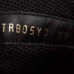 Pre Owned Valentino Multicolor Fabric And Leather Camouflage Bounce Low Top Sneakers 39