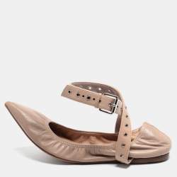 Latch pointed deals ballet flats