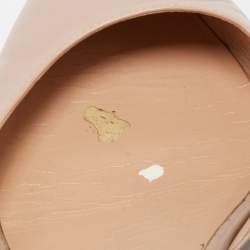 مملوكة مسبقًا Valentino Beige Leather Rockstud  Mules Size 39