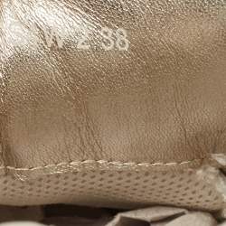 Pre Owned Valentino White Leather One Stud Sneakers Size 38