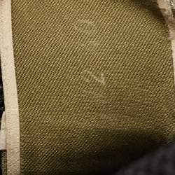 Pre Owned Valentino Multicolor Camo Print Canvas and Suede Rockrunner Sneakers Size 40