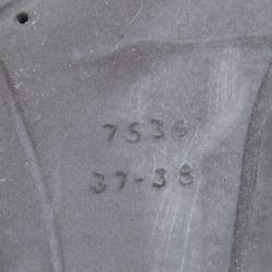 Pre Owned Valentino Multicolor Camo Print Canvas and Leather Rockrunner Sneakers Size 37