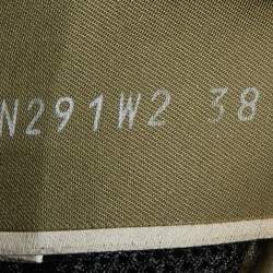 Pre Owned Valentino Multicolor Camouflage Suede,Canvas and Leather Rockrunner Low Top Sneakers Size 38