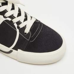 Pre Owned Valentino Black Canvas Low Top Sneakers Size 39