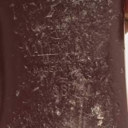 Pre Owned Valentino Beige Leather Rockstud Ankle Strap Flats Size 38