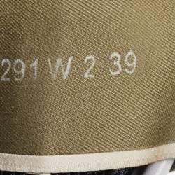 Pre Owned Valentino Multicolor Camo Print Canvas and Leather Rockrunner Sneakers Size 39