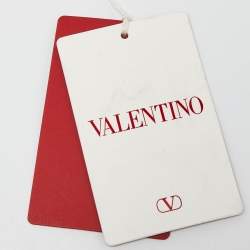 Pre Owned Valentino Black Suede Crystal Embellished Ankle Strap Sandals Size 39