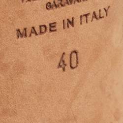 Pre Owned Valentino Black Leather Rolling Rockstud Pumps Size 40