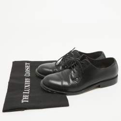 Valentino Black Leather Lace Up Derby Size 36