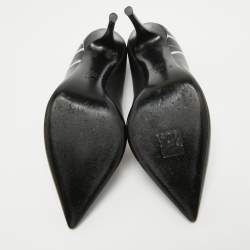 Valentino Black Leather VLTN Pumps Size 39.5