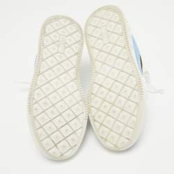 Pre Owned Valentino Multicolor Leather Roman Stud Sneakers Size 35