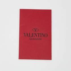 Pre Owned Valentino Multicolor Leather Rockstud Ankle Strap Cage Sandals Size 37.5