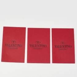 Pre Owned Valentino Burgundy Leather Rockstud High Top Sneakers Size 38