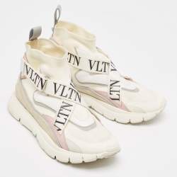 Valentino Multicolor Suede and Fabric VLTN Heroes Sneakers Size 37.5