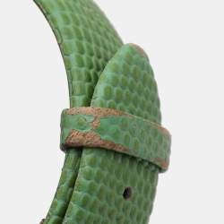 مملوكة مسبقًا Valentino Silver Yellow Gold Plated Histoire Women's Wristwatch 37 mm