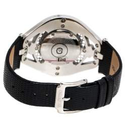 Pre Owned Valentino White Two Tone Stainless Steel Classic V58 Women's Wristwatch 42 mm