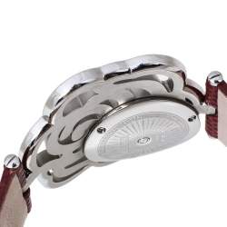 Valentino White Stainless Steel Rosier Baselworld V55 Women's Wristwatch 40 mm