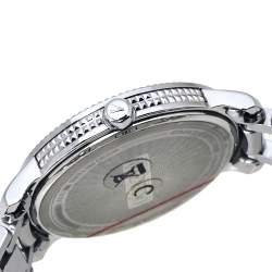 Pre Owned Valentino Black Stainless Steel V56 Women's Wristwatch 36 mm