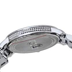 Pre Owned Valentino Black Stainless Steel V56 Women's Wristwatch 36 mm