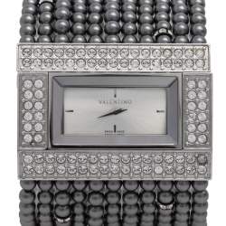 Valentino Silver Stainless Steel 52376 Women's Wristwatch 45 mm