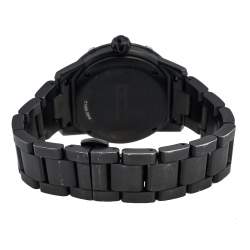 مملوكة مسبقًا Valentino Black PVD Coated Stainless Steel V54 Women's Wristwatch 38 mm