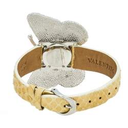 Valentino Mother of Pearl Stainless Steel Python 8751285015 Women's Wristwatch 46 mm