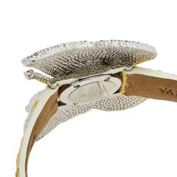 Valentino Mother of Pearl Stainless Steel Python 8751285015 Women's Wristwatch 46 mm