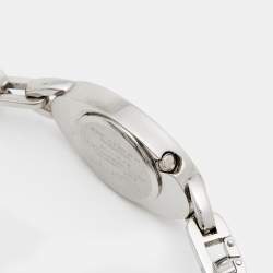Pre Owned Valentino White Stainless Steel Women's Wristwatch 21 mm