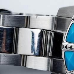 Pre Owned Valentino White Stainless Steel Eden V54 Women's Wristwatch 38 mm