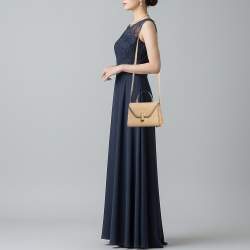 مملوكة مسبقًا حقيبة فالاكسترا إيزيد ميكرو جلد بيج يد علوية