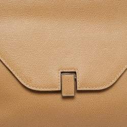 Valextra Beige Leather Iside Flap Shoulder Bag
