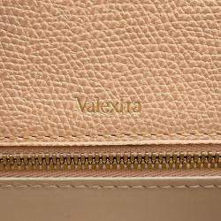 Pre Owned حقيبة فالاكسسترا جلد بيج مقاس متوسط 2 اتجاه إيديد