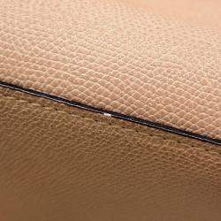 Pre Owned حقيبة فالاكسسترا جلد بيج مقاس متوسط 2 اتجاه إيديد