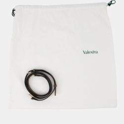 Pre Owned Valextra Valextra Izide Oyster gray Soft Calf Leather Size Mini