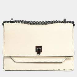 مملوكة مسبقًا Valextra Cream Calfskin Leather Spritzer Small Crossbody