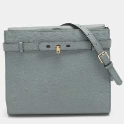 مملوكة مسبقًا Valextra Brera Azur Leather Crossbody Bags