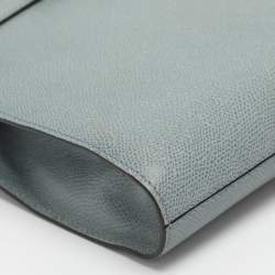 مملوكة مسبقًا Valextra Brera Azur Leather Crossbody Bags